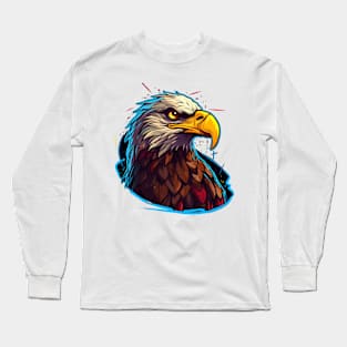 4th of July Holiday Patriotic Merica Eagle Long Sleeve T-Shirt